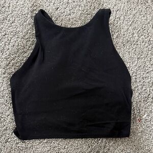 Black Sleeveless Women's Top